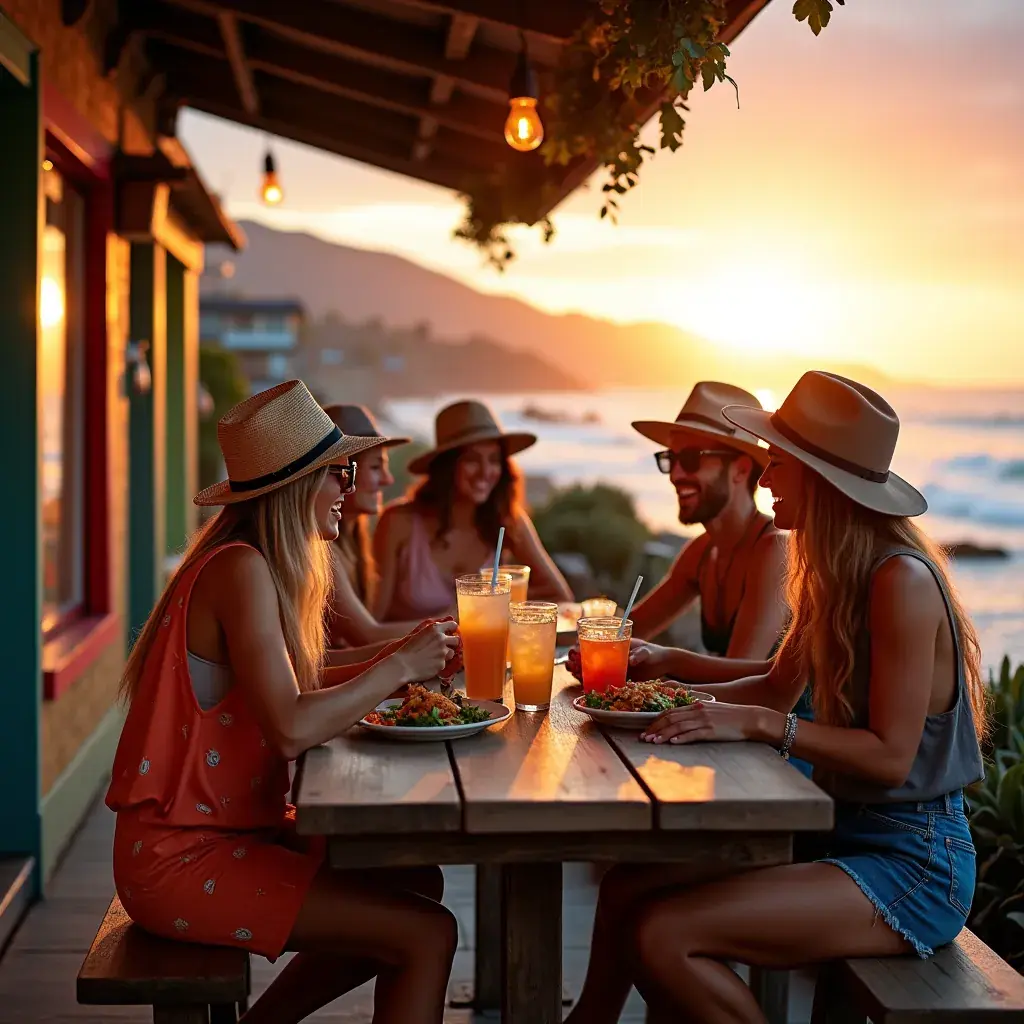 Пейзаж удивительных скал и волн у берегов Пачифик-Хайвей.