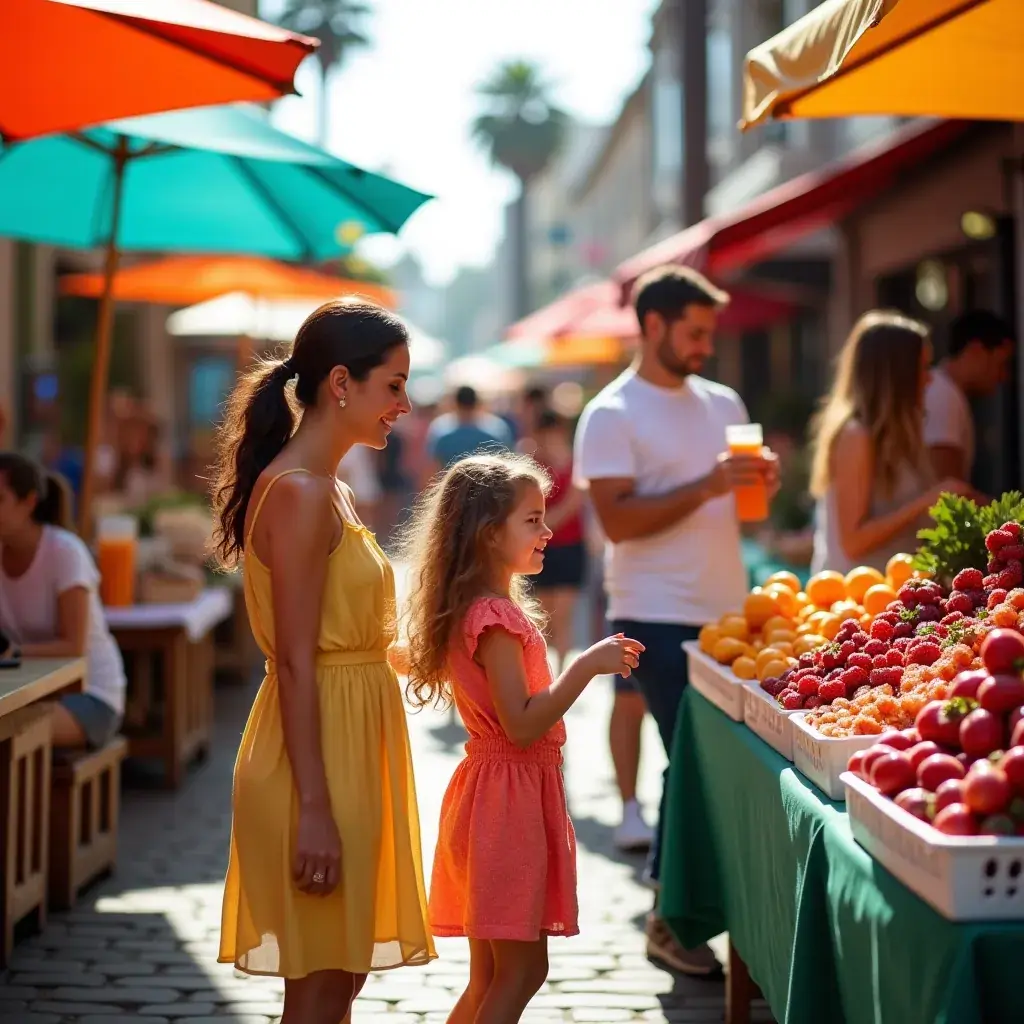 Маленький уютный городок с художественными галереями на побережье.